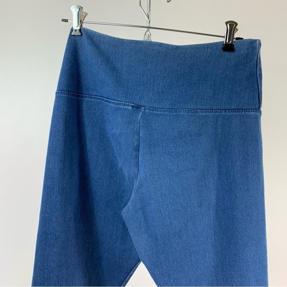 Cafe Marrekesh Women's Tummy Control Chambray Jeggings Leggings Medium M - Picture 5 of 7